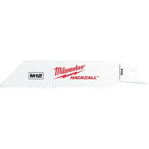 MILWAUKEE 49-00-5414 Hackzall(tm) Blade 4 Inch Length - Pack Of 5 | AC3BYV 2RFP7