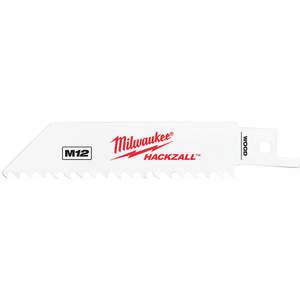 MILWAUKEE 49-00-5460 Hackzall(tm) Blade 4 Inch Length - Pack Of 5 | AC3BYN 2RFP1
