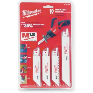 MILWAUKEE 49-22-0220 Hackzall(tm) Blade 3/4 Inch Width 4 6 Inch Length | AC3BZD 2RFR6