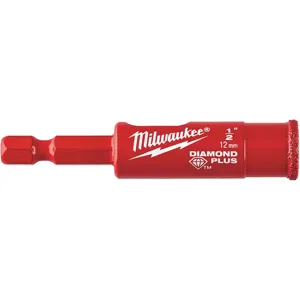 MILWAUKEE 49-56-0511 Hole Saw Diamond Grit 1/2 Inch Diameter | AG3RDA 33UH28