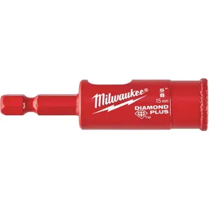 MILWAUKEE 49-56-0513 Hole Saw Diamond Grit 5/8 Inch Diameter | AG3RDB 33UH29