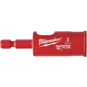 MILWAUKEE 49-56-0515 Hole Saw Diamond Grit 3/4 Inch Diameter | AG3RDC 33UH30