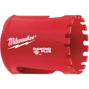 MILWAUKEE 49-56-5630 Hole Saw Diamond Grit 1-1/2 Inch Diameter | AG3RDR 33UH17