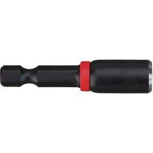 MILWAUKEE 49-66-0502 Magnetic Nut Driver Steel 1/4 Inch 1-7/8 Inch Length PK10 | AH3QMY 33GN18