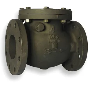 MILWAUKEE VALVE 2974-M 4 Swing Check Valve Cast Iron 4 Inch Flanged | AA9YQY 1JNL6