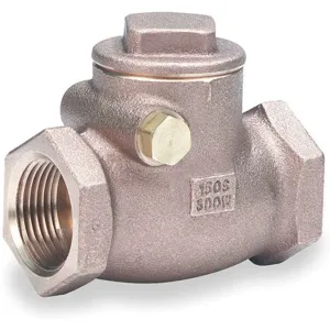 MILWAUKEE VALVE 510T - 12 Swing Check Valve Bronze 1/2 Inch Fnpt | AA9YQG 1JLZ9