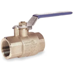 MILWAUKEE VALVE BA-475BMS 1 1/2 Brass Ball Valve Inline Fnpt 1-1/2 In | AA9XZC 1JBB1