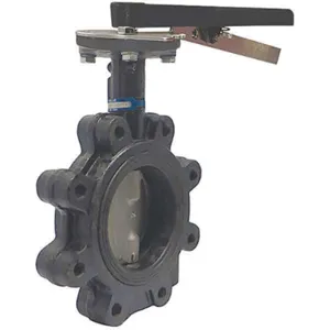 MILWAUKEE VALVE CL223E 5 Butterfly Valve Lug 5 Inch Cast Iron Epdm Liner | AA9XZJ 1JBD9