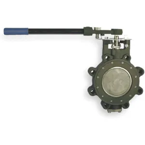 MILWAUKEE VALVE HP1LCS4212 6 Butterfly Valve 6 Inch Rptfe Liner Lever | AD7RJW 4GAM2