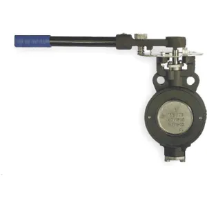 MILWAUKEE VALVE HP1WCS4212 6 Butterfly Valve 6 Inch Rptfe Liner Lever | AD7RKD 4GAM9