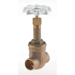 MILWAUKEE VALVE UP149 - 38 Gate Valve 3/8 Inch Solder Bronze | AE3PVR 5EMW3