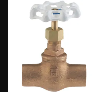 MILWAUKEE VALVE UP1502 2 Globe Valve 2 Inch Solder Low Lead Bronze | AC7ZMX 39A288