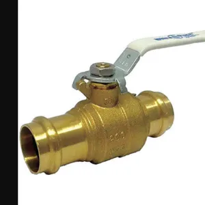 MILWAUKEE VALVE UPBA-480B - 100 Ball Valve Brass 2-piece 1 Inch 200 Psi | AG2AUX 31CC95