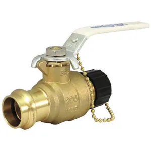 MILWAUKEE VALVE UPBA-480BH- 34 Ball Valve Brass 2-piece 3/4 Inch 200 Psi | AG2AVJ 31CD09