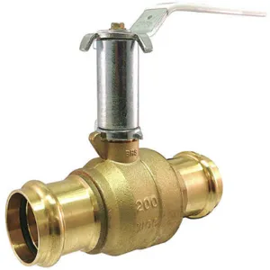 MILWAUKEE VALVE UPBA-481B - 34 Ball Valve Brass 2-piece 3/4 Inch 200 Psi | AG2AVL 31CD11