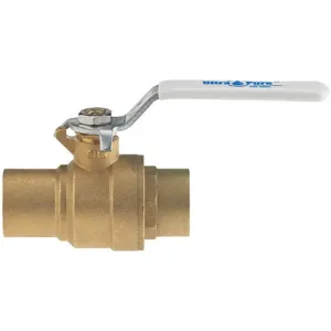 MILWAUKEE VALVE UPBA-485B - 12 Low Lead Brass Ball Valve Inline Solder 1/2 In | AE3PUL 5EMT4