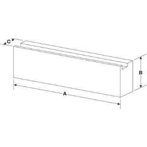 MITEE-BITE PRODUCTS INC 33068 Steel Jaw Set Without Holes 8 Inch Pk2 | AG4KPA 34CW69