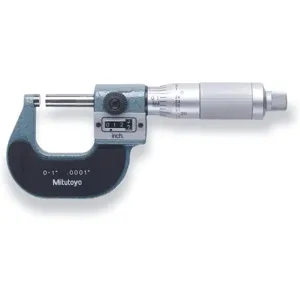 MITUTOYO 193-211 Digital Micrometer 0-1 Inch Friction | AE3CDG 5C690