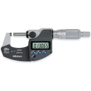 MITUTOYO 293-340-30 Digital Micrometer 0-1 Inch Ratchet | AD8MTX 4LA75