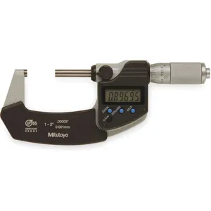 MITUTOYO 293-345-30 Electronic Digital Micrometer 1 To 2 In | AA8YCD 1ARD5