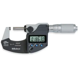 MITUTOYO 293-348-30 Digital Micrometer 0-1 Inch Waterproof | AD8MTY 4LA76