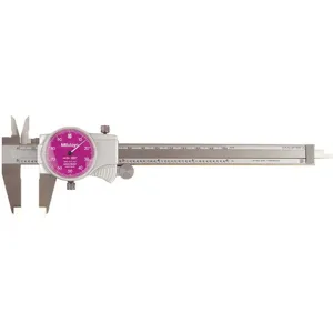 MITUTOYO 505-675-52 Dial Caliper 6 Inch Purple 0.100/Rev | AD6XPJ 4CGJ2