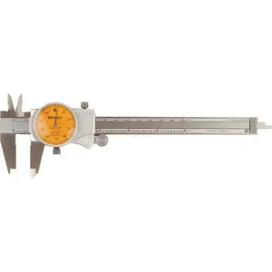 MITUTOYO 505-675-55 Dial Caliper 6 Inch Orange 0.100/Rev | AD6XPM 4CGJ5