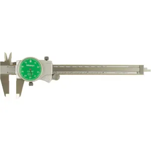 MITUTOYO 505-742-53 Dial Caliper 6 Inch Green 0.100/Rev | AD6XPK 4CGJ3