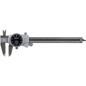 MITUTOYO 505-742-56 Dial Caliper 6 Inch Black 0.100/Rev | AD6XPN 4CGJ6