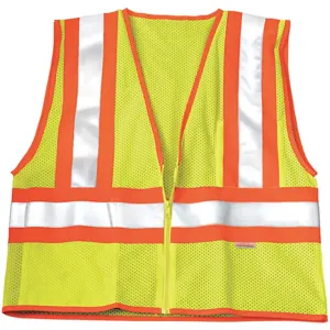 ML KISHIGO 1056-L High Visibility Vest Class 2 L Lime | AF3YZA 8G283