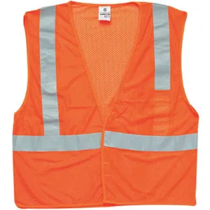 ML KISHIGO 1084-4X High Visibility Vest Class 2 4xl Orange | AF4EQN 8TVM3