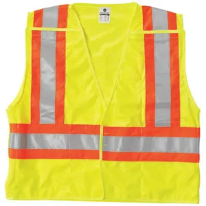 ML KISHIGO 1174-4X Breakaway Hi Visibility Vest Class 2 4xl Lime | AF4YUC 9RA77