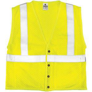 ML KISHIGO AZFM300-M Flame Resistant Hi Visibility Vest Class 2 M Lime | AF7YYW 23NZ84