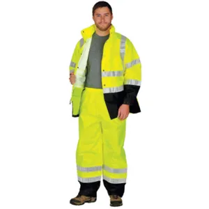 ML KISHIGO RW100-L-XL Rainsuit Class 3 Lime L/ Xl | AF4ZXE 9TE56