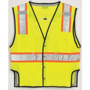 ML KISHIGO T341-2X-3X Fall Protection Vest 2xl/3xl Lime | AA4ETZ 12J133