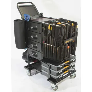 MOBILE SHOP MS-CPMC-B Facility Maintenance Tool Set & Tool Cart | AE8PFU 6ETV0