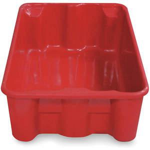 MOLDED FIBERGLASS 7802085280 Stacking/Nesting Container Heavy-duty Red | AC3HBL 2TJ99