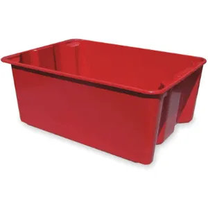 MOLDED FIBERGLASS 7806085280 Stacking Nesting Container Heavy-duty Red | AB2TRK 1NTL3