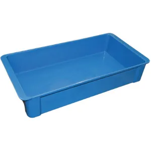 MOLDED FIBERGLASS 8084085268 Stack Container 23-3/8 x 12 x 4-3/8 Blue | AC8BCK 39J001