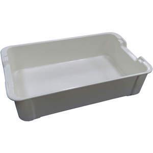 MOLDED FIBERGLASS 8190085269 Stack Container 17-3/4 x 10-1/2 x 4-1/8 White | AC8BBX 39H988