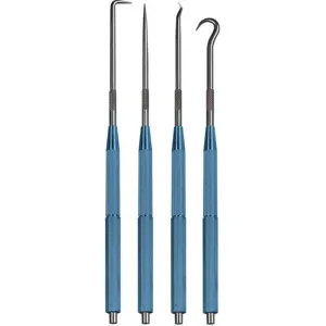 MOODY TOOL 58-0226 Scriber/Pick Set, 4 Pieces, Magnetic Handle | AE9PVJ 6LET4