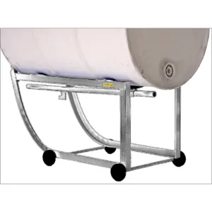 MORSE DRUM 36-SS Drum Cradle, Stainless Steel, 208-Litre Steel Drum, 277 kg Capacity | AF6EFB