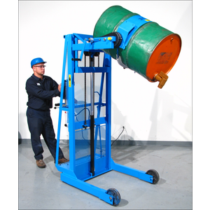 MORSE DRUM 510-113 Vertical-Lift Drum Pourer, 1.52m, 3-ph Power Lift & Tilt, 363 kg Cap | AF6ENB