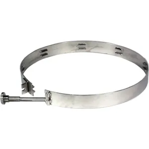 MORSE DRUM 7SS-21.5 Clamp Collar, Stainless Steel, Size # 21.5 | AF6FQL