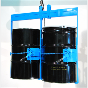 MORSE DRUM 86S-2D Double Drum Lifter With Under Drum Support, No Tilt, 454 kg Capacity | AF6EYD