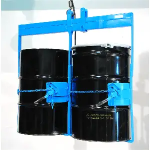 MORSE DRUM 86S-2D Double Drum Lifter With Under Drum Support, No Tilt, 454 kg Capacity | AF6EYD