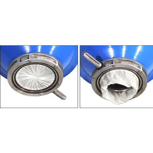 MORSE DRUM IV 15.2 cm Durchmesser Irisventil-Kit mit Aluminiumgehäuse für Kegelventilflansch | AF6FLB