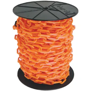 MR. CHAIN 50112 Plastic Chain 2 Inch x 125 Feet Orange | AG3FAC 33HG08