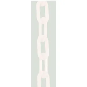 MR. CHAIN 30001-300 Plastic Chain White 1.5 Inch x 300 Feet | AF4XTE 9NXV3