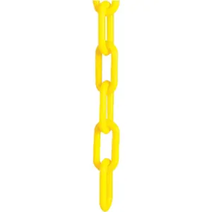 MR. CHAIN 30002-50 Plastic Chain Yellow 1-1/2 Inch x 50 Feet | AD4VGR 44F763